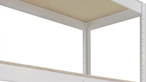 Regał metalowy wciskany RMW6 Plus z sześcioma półkami 150 kg