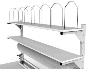 Stanowisko do pakowania SP z rolkami i półkami