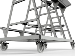 Stelaż do montażu szaf, płyt sterowniczych i automatyki