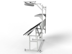 Stół montażowy regulowany z uchylnym blatem