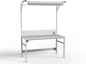 Stół montażowy SMRC ESD z regulacją wysokości i oświetleniem LED