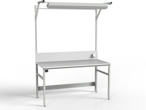 Stół montażowy SMRC ESD z regulacją wysokości i oświetleniem LED
