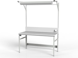 Stół montażowy SMRC ESD z regulacją wysokości i oświetleniem LED