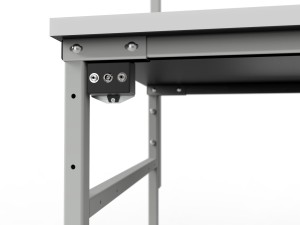 Antystatyczny stół monterski ESD z oświetleniem