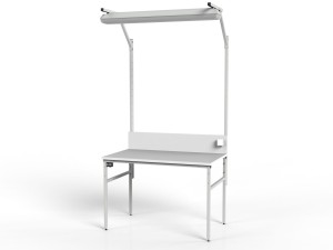 Antystatyczny stół monterski ESD z oświetleniem