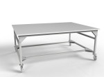Duży stół warsztatowy na kołach SMWM 2000x1500 mm