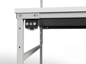 Stół montażowy ESD 1800x900 mm SMPCK1 szafką i oświetleniem