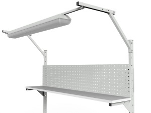 Stół montażowy ESD 1800x900 mm SMPCK1 szafką i oświetleniem