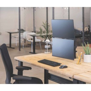 Ramię Platinum na 2 monitory pionowe