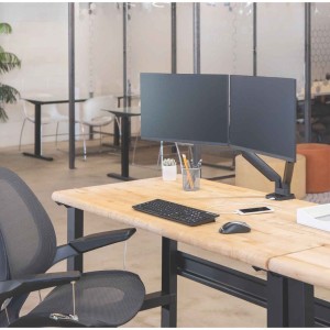 Ramię Platinum na 2 monitory poziome