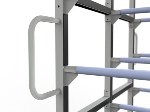 Wózek lakierniczy półkowy 5 półek 700mm