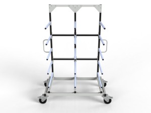 Wózek lakierniczy półkowy 5 półek 700mm