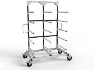 Wózek lakierniczy półkowy 5 półek 700mm