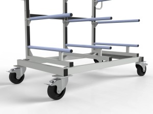 Wózek lakierniczy półkowy 5 półek 700mm