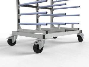 Wózek lakierniczy półkowy 9 półek 700mm