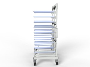 Wózek lakierniczy półkowy 9 półek 700mm