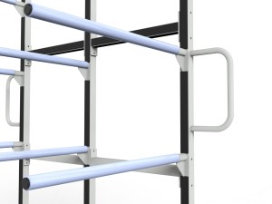 Wózek lakierniczy suszarniczy regałowy 4 półki 700mm