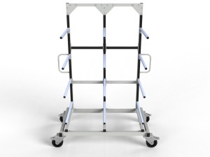 Wózek lakierniczy suszarniczy regałowy 4 półki 700mm