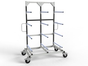 Wózek lakierniczy suszarniczy regałowy 4 półki 700mm