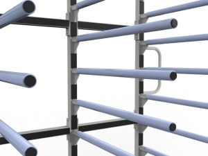 Wózek Lakierniczy, Suszarniczy Półkowy 9 półek 700mm