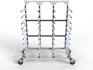 Wózek Lakierniczy, Suszarniczy Półkowy 9 półek 700mm