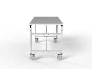 Stół roboczy na kołach regulowany