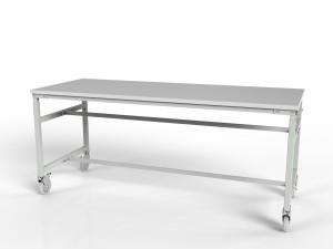Stół roboczy na kołach regulowany