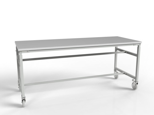 Stół roboczy na kołach regulowany