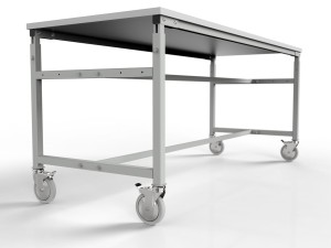 Stół roboczy na kołach regulowany