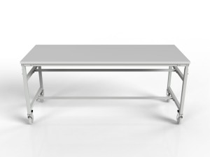 Stół roboczy na kołach regulowany