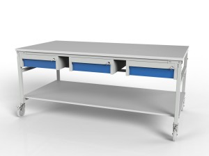 Stół roboczy na kołach regulowanych SMMRK6