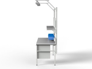 Stół montażowy z centralnym oświetleniem SMPK2C