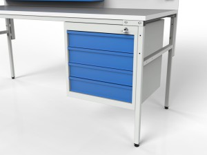 Stół montażowy z centralnym oświetleniem SMPK2C