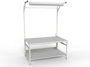 Stół roboczy z półką pod blatem