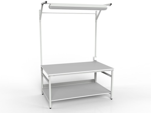 Stół roboczy z półką pod blatem