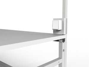 Stół roboczy z półką pod blatem