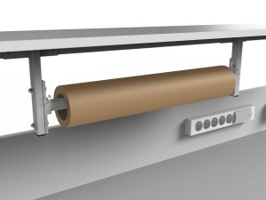 Stół kompletacyjny SP z półkami bocznymi i oświetleniem