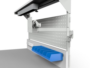 Stół roboczy regulowany z półką