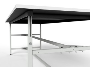 Duży stół montażowy regulowany 2500 mm