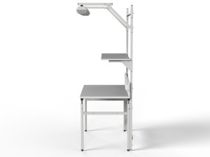 Stół montażowy SMRPC1 z centralnym oświetleniem