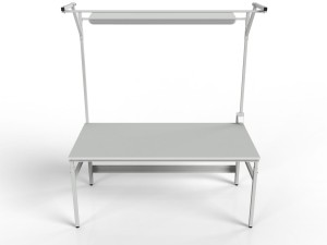 Stół montażowy regulowany z centralnym oświetleniem SMRC