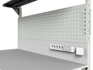 Stół monterski SMPC centralnym oświetleniem