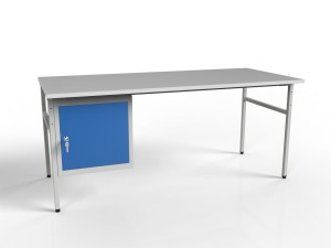 Stół roboczy z szafką podwieszaną