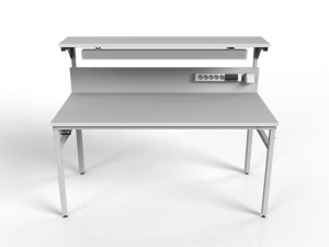 Stół montażowy ESD SMRPC z oświetleniem podpółkowym