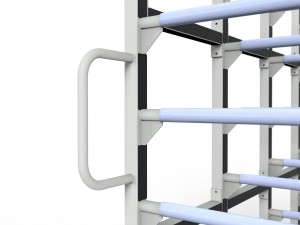 Wózek lakierniczy półkowy 7 półek