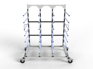 Wózek lakierniczy półkowy 7 półek