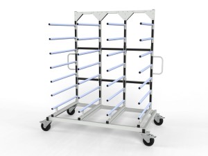 Wózek lakierniczy półkowy 7 półek