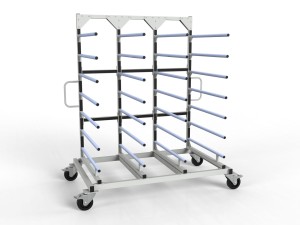 Wózek lakierniczy półkowy 7 półek
