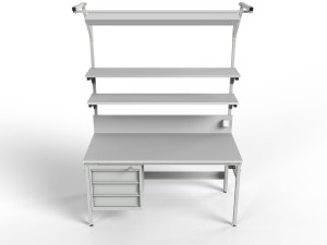 Stół montażowy ESD 1500x700 mm SMRPK1C-0715-ESD