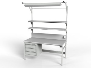 Stół montażowy ESD 1500x700 mm SMRPK1C-0715-ESD